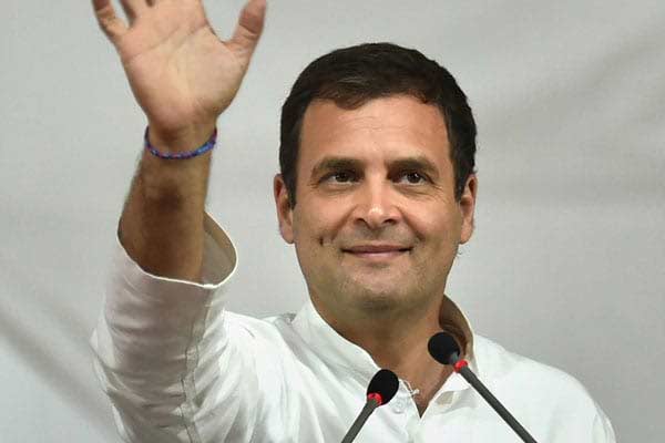 कांग्रेस अध्यक्ष राहुल गांधी