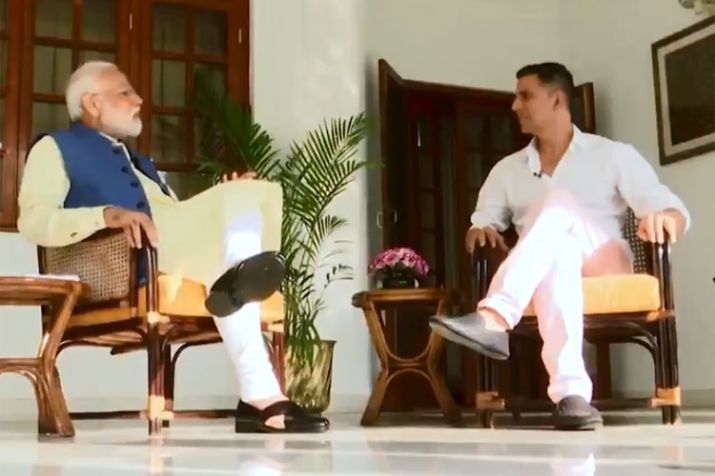 pm modi akshay kumar intervie