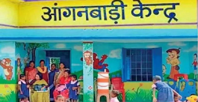 बाल आंगनबाड़ी केंद्रों को लगी चोरों की नजर, ताला तोड़ चुरा ले गए बच्चों के लिए रखा दाल चावल व गैस सिलेंडर।