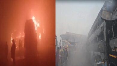 Accident on Agra-Delhi Expressway