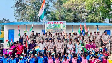 Flag Hoisting In Bastar
