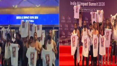 AI Summit Youth Congress Protest