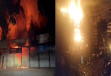 Fire In Furniture Factory