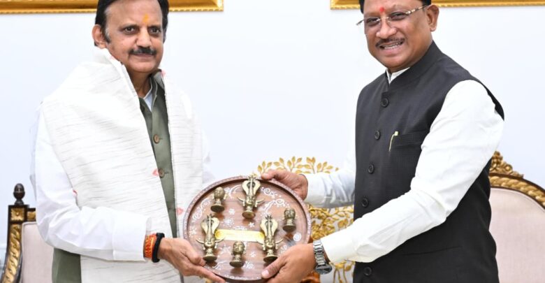 Deputy CM Rajendra Shukla Meet CM Sai