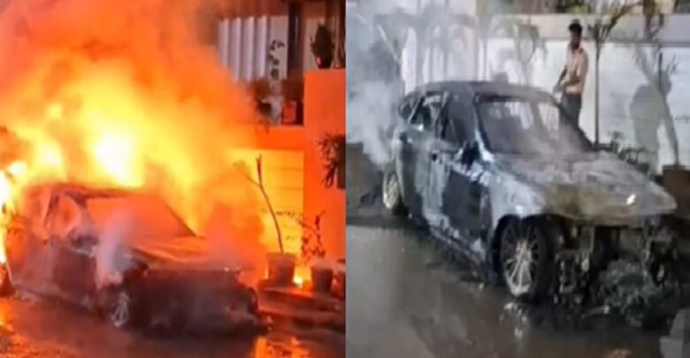 BMW Car Fire