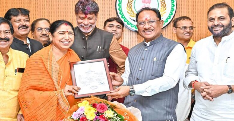 Laxmi Verma Meet CM Sai