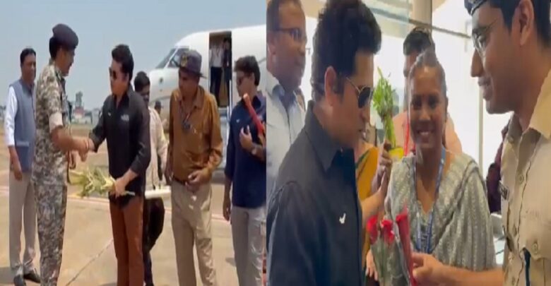 Sachin Tendulkar Arrives Bastar