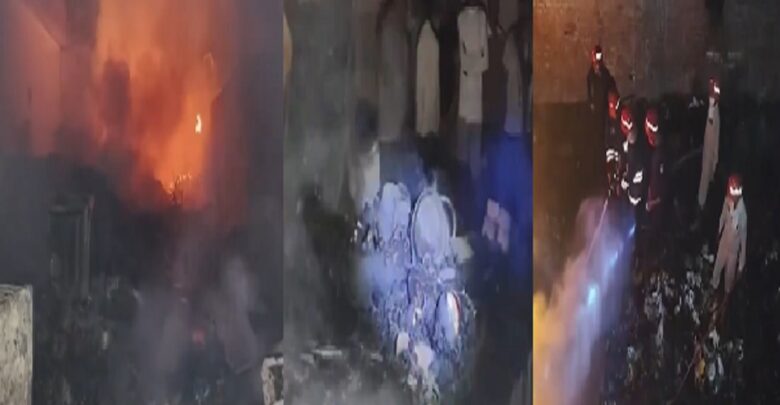 Delhi Rohini Fire