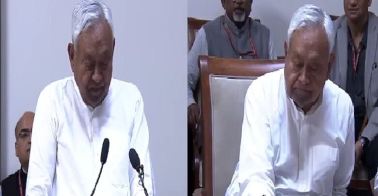 Nitish Kumar Rajya Sabha Oath Ceremony