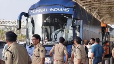 Mumbai Indians Team In Raipur