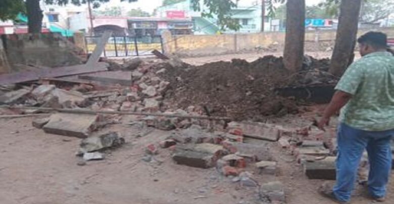 Raipur Wall Collapse