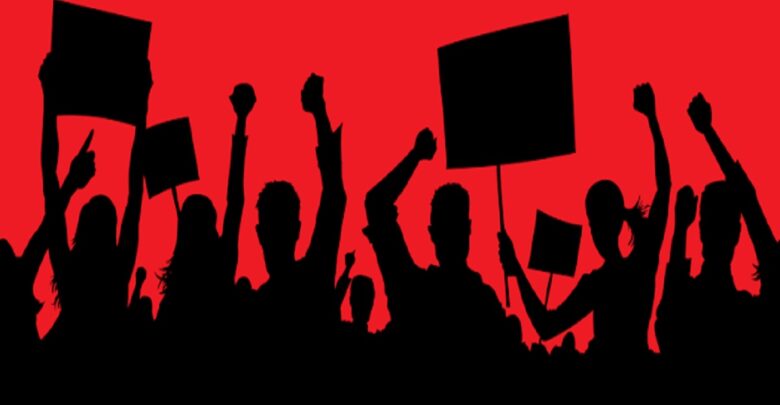 MGNREGA Employees Protest