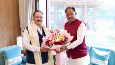 CM Sai Meet JP Nadda