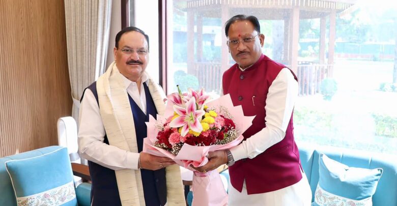 CM Sai Meet JP Nadda