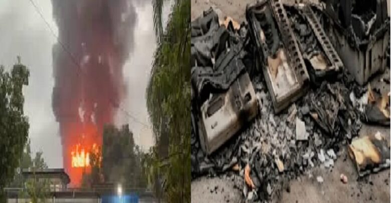 Kolkata EVM Fire