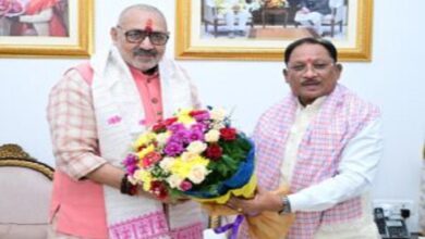 Giriraj Singh Meet CM Sai