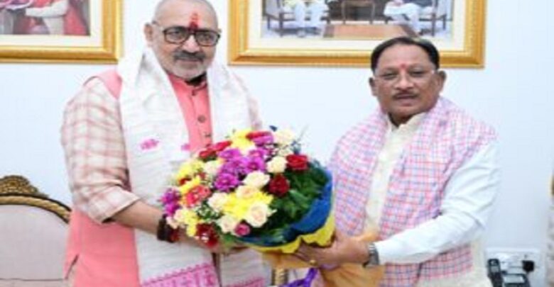 Giriraj Singh Meet CM Sai