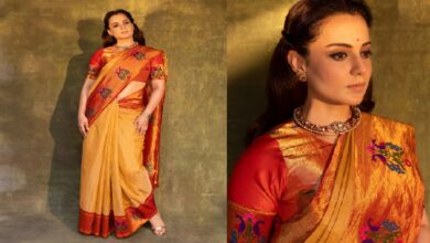 Kangana Ranaut Saree Look