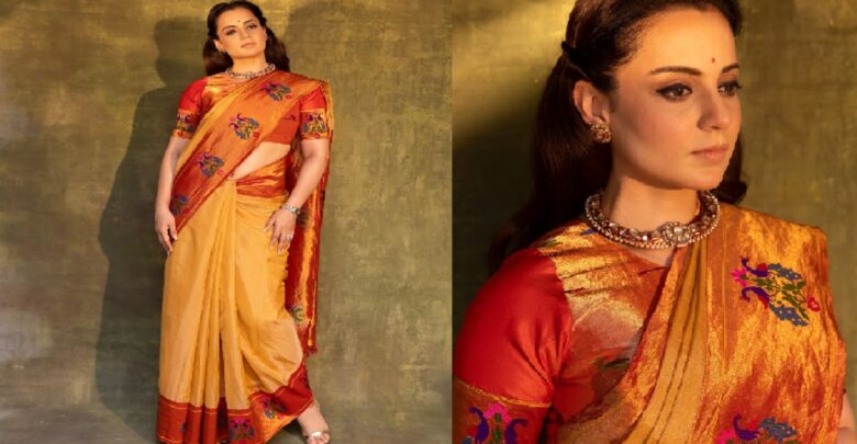 Kangana Ranaut Saree Look