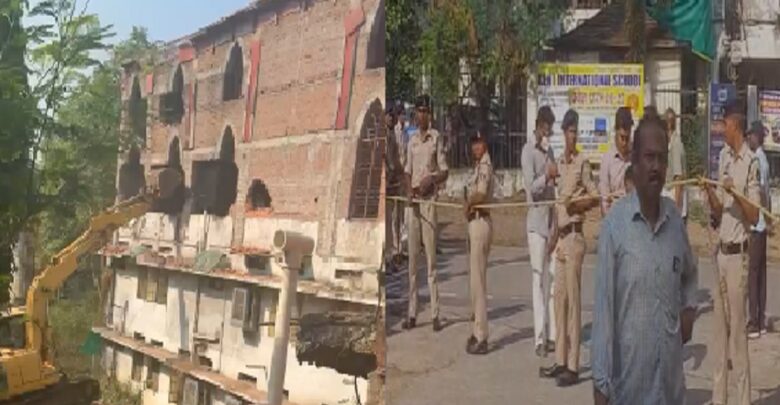 Raipur Bulldozer Action