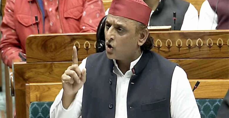 Akhilesh Yadav In Parliament