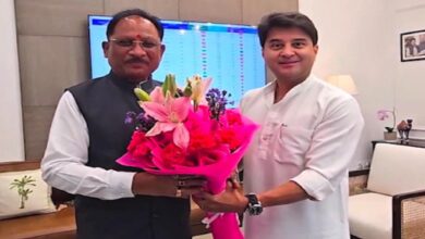 CM Sai Meet Jyotiraditya Scindia