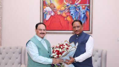 CM Sai Meet JP Nadda