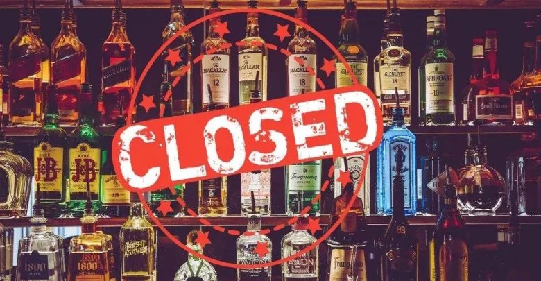 Liquor Shops Closed