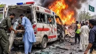 Pakistan Oxygen Cylinder Explodes